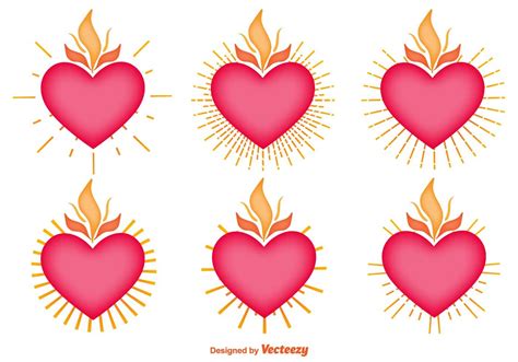 sacred heart clipart|Sacred Heart Vector Art, Icons, and Graphics for Free Download .